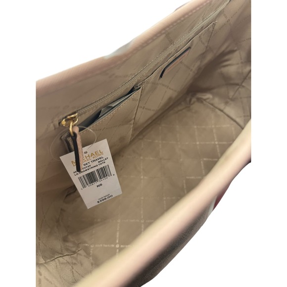 NWT - Michael Kors “MK” - Jet Set Travel - Ballet Lg Drawstring Tote / purse - Picture 8 of 8